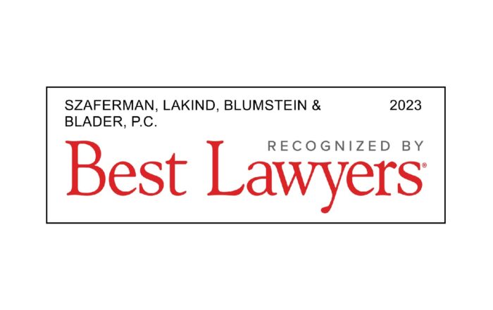 Szaferman Lakind Attorneys Included in 2023 Best Lawyers List